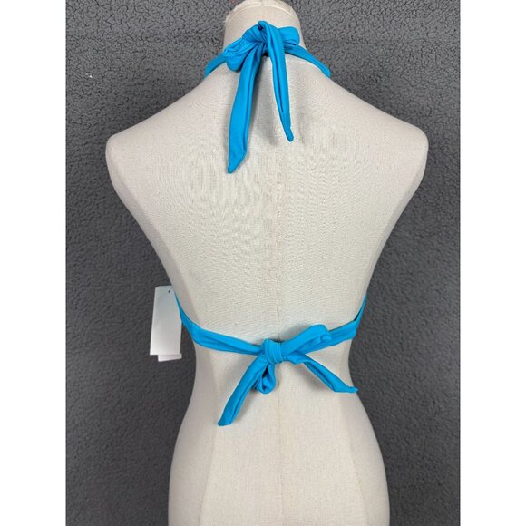 Salt + Cove Juniors' Strappy Underwire Push-up Bikini Top Blue Size Medium NWT's - Picture 8 of 8